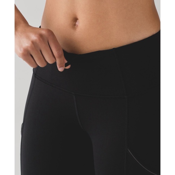 Lululemon | Fresh Tracks Tight Full Length Fleece Legging In Black Womens Size 2 - Picture 7 of 14